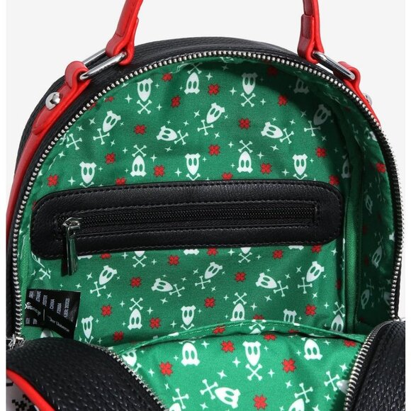 Disney The Nightmare Before Christmas Sweater Mini Backpack- Glow in the dark - Picture 3 of 5